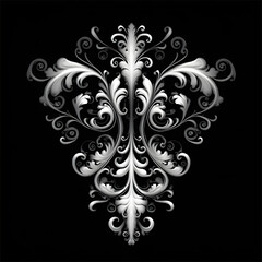 Ornate Decorative Alpha generated with AI