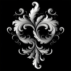 Ornate Decorative Alpha generated with AI