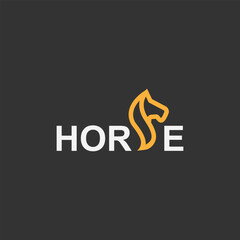 Horse logo vector