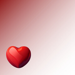 red heart background