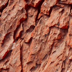 A red rock wall with the word rock on it background