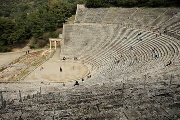 The Ancient Theatre of Epidaurus (Peloponnese, Greece)