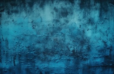 Obraz premium Abstract blue - dark background, generative ai