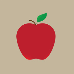 Apple Design Created in Adobe Illustrator.