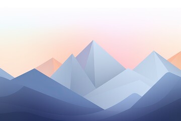 Abstract blue wave background. AI generated art illustration.