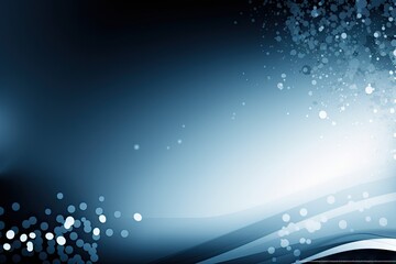 Fototapeta premium Abstract blue wave background. AI generated art illustration.