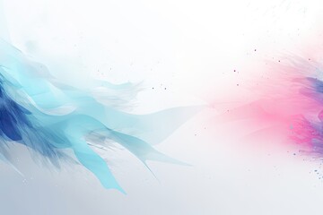 Obraz premium Abstract blue wave background. AI generated art illustration.