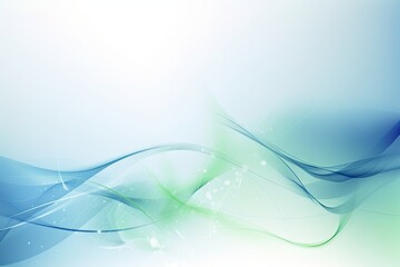 Naklejka premium Abstract blue wave background. AI generated art illustration.