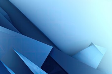 Obraz premium Abstract blue wave background. AI generated art illustration.