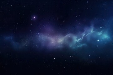 Stars in space. AI generated art illustration.