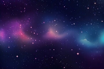 Fototapeta na wymiar Stars in space. AI generated art illustration.
