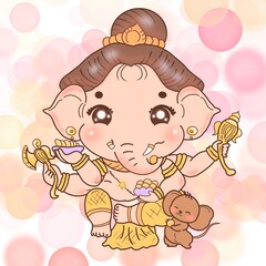 Ganesha cartoon