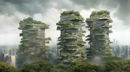 Obraz premium thought-provoking ecology concepts Generative AI