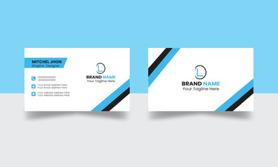 Naklejka na ściany i meble Graphic design Business Cards Vectors Stock Photos Pieced Modern Business Card Design started Brand Crowd's business card maker simply enter Business name related designs, instantly thousands 