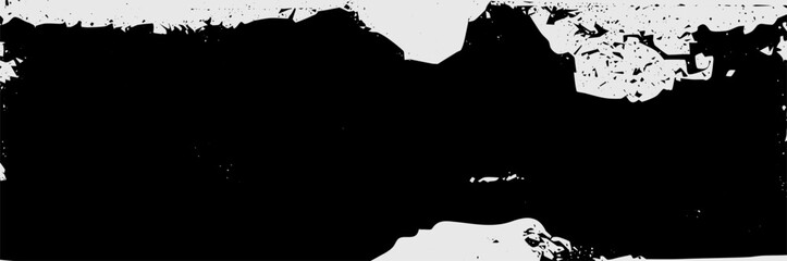 Black and white background Grunge brush strokes. Textured background suitable for banners, stories, social media posts, patterns, etc.