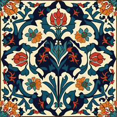 Islamic and Turkish wall tile miniature