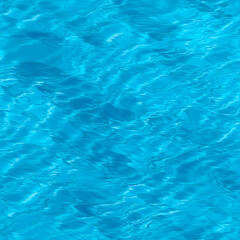 Fototapeta premium Seamless water glare texture. Seamless pool water surface texture. Seamless water texture.