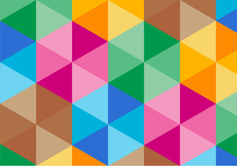 Obraz premium Colourful abstract geometric background