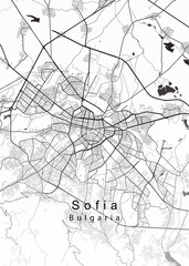 Sofia Bulgaria City Map