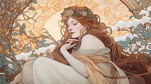 Variations of Mucha (Winter)