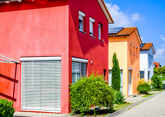 modern new house facade in austria