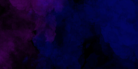 Purple and blue smoke