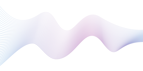Foto op Canvas Modern abstract glowing wave background. Dynamic flowing wave lines design element. Futuristic technology and sound wave pattern. PNG file. © Phantip