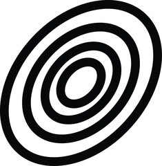 Naklejka premium black and white swirl vector 
