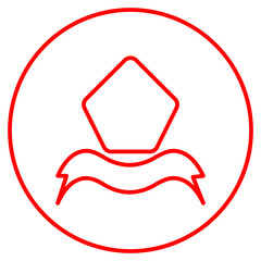 red logo icon
