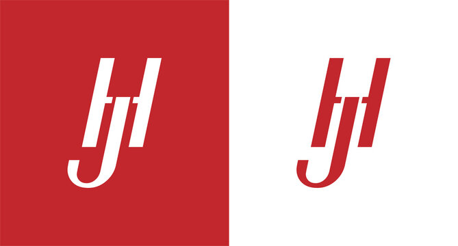 H+J business logo design branded & modern logo
