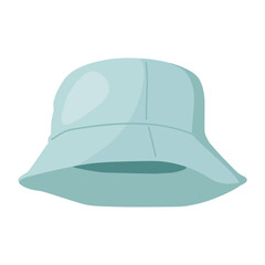 panama hat icon on white background, vector symbol, beach hat in flat styleMobile