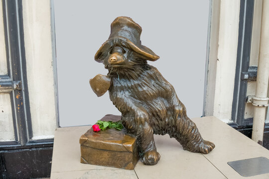 Paddington Bear Statue At Paddington Railway Station In London