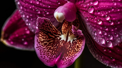 Monkey Face Orchid Generative AI Art".  Discover the fascinating beauty of the Monkey Face Orchid with stunning Generative AI Art. Perfect for wall art, prints, and home decor.