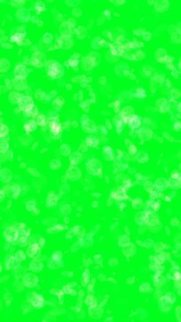 Microbs On Green Screen vertical video