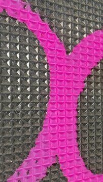 Glass Decor Paint Closeup Texture  vertical video