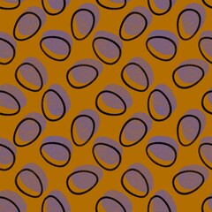 Easter retro eggs seamless spring pattern for kids clothes print and notebooks and wrapping paper and fabrics