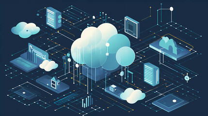 Cloud Security: Protecting Your Data in the Cloud, created with Generative AI Technology