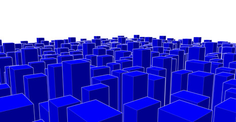 Fototapeta premium abstract background with cubes