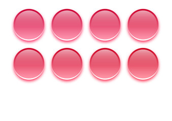 coloured aqua 3d buttons