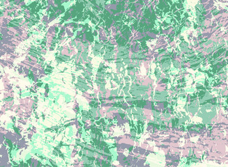 Grunge old paint vector background design. Hand painting imitation.