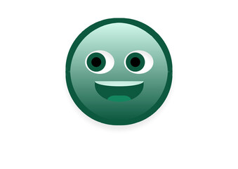 3d smiley face
