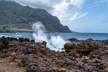 Impressionen von der K&uuml;ste bei Buenavista del Norte auf der Kanareninsel Teneriffa.