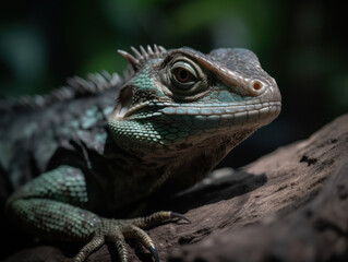 Obraz premium close up of iguana
