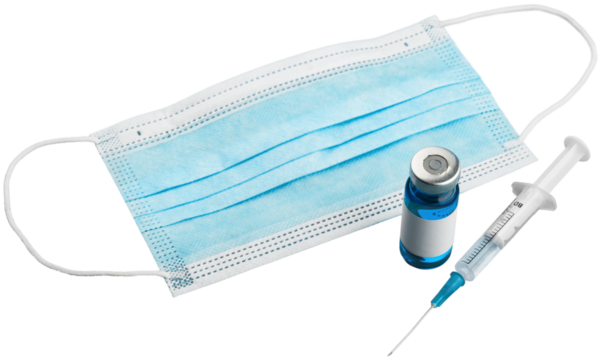 Coronavirus vaccine concept with syringe. Covid-19, 2019-nCov pandemic.