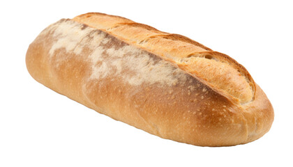 bread roll isolated on transparent background, generative ai