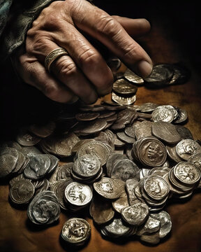 Judas' Blood Money - Pieces of Silver - Generative AI