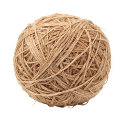 ball of twine isolated on transparent background, generative ai