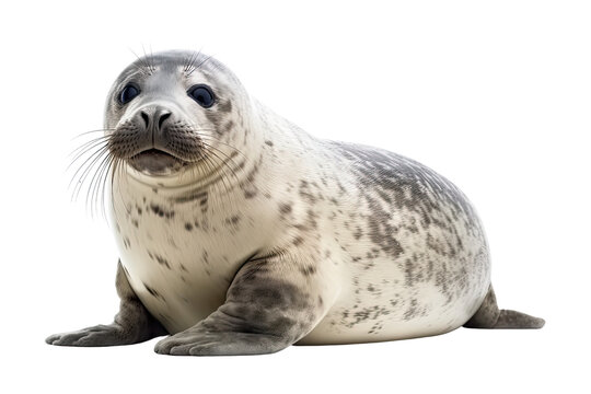 seal isolated on transparent background, generative ai