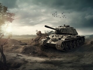 Fototapeta premium The Battle Tank