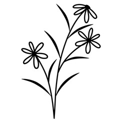Flower Doodle Vector Illustration 
